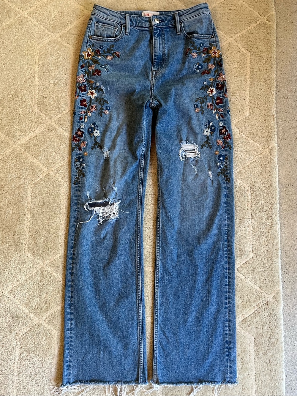 Driftwood Embroidered Pants